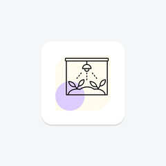 Fototapeta premium Hothouse, vector, pixel perfect, illustrator file