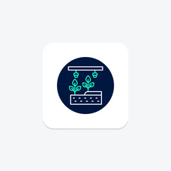 Hydroponic System, vector, pixel perfect, illustrator file