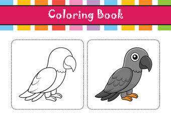  Vibrant African Grey Parrot Artwork