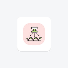 Irrigation Sprinkler, vector, pixel perfect, illustrator file