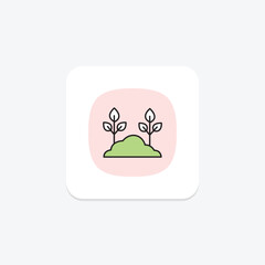 Sprout, vector, pixel perfect, illustrator file
