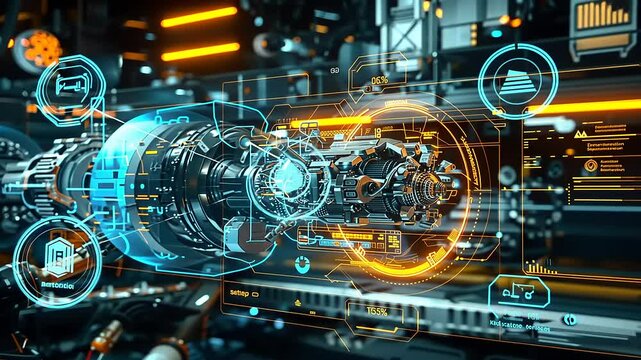 Futuristic Engine Diagnostics: Advanced Technology in Industrial Automation