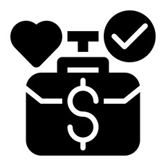 Ethics, Business, Ethical Glyph Solid Icon
