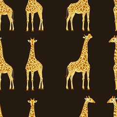 Obraz premium Giraffe Pattern