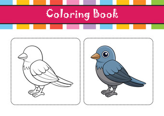  Colorful Representation of Ashy Drongo Bird