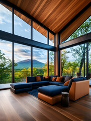 Modern Home with Mountain View