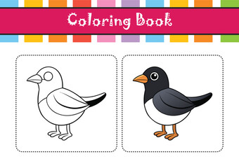  Elegant Black-Capped Piprites Bird Artwork