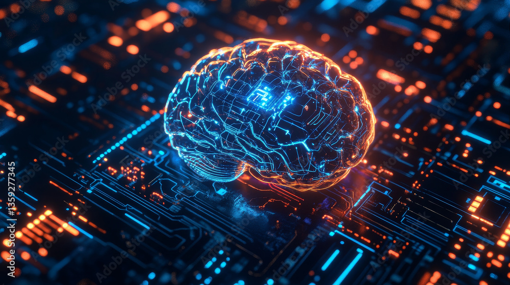 Poster artificial neural networks. electrical impulses in the network. information processing by artificial