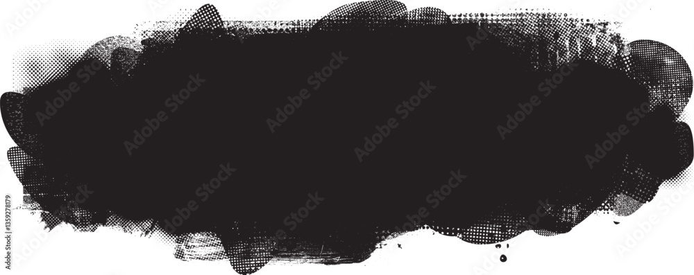 Leinwandbilder grunge textured banner with rough edges. speckled texture. overlay grunge texture . simply place tex