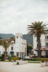 Fototapeta premium coast in Montenegro Tivat 