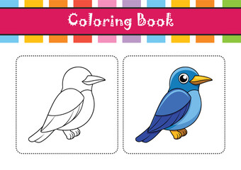  Stunning Blue-breasted Bee-eater Colorful Illustration