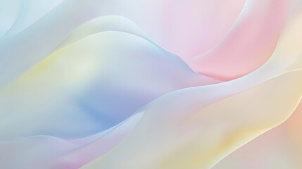 Abstract Pastel Gradient Waves