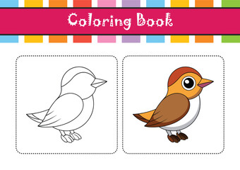  Elegant Chestnut-Flanked White-Eye Bird Artwork