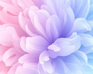 Pastel flower petals, soft focus, gradient colors