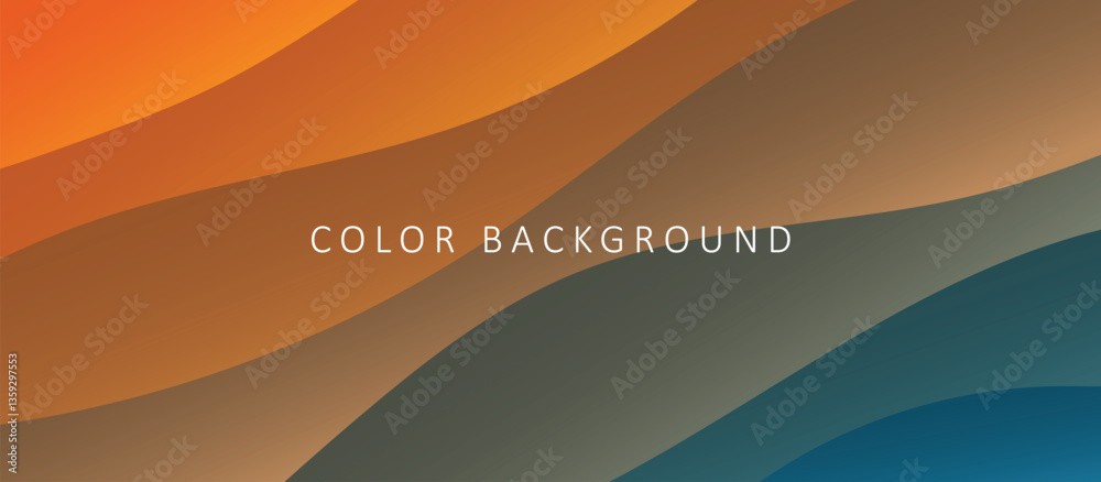 Wall mural abstract background with dynamic gradient color effect