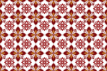 Ikat Abstract Ethric art , A stunning fabric pattern featuring intricate details, vibrant colors, and elegant design, perfect for any stylish creation.