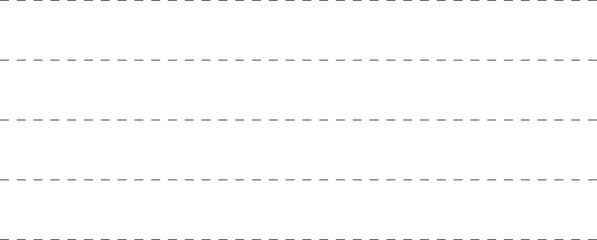 Grid lines paper page isolated on transparent background