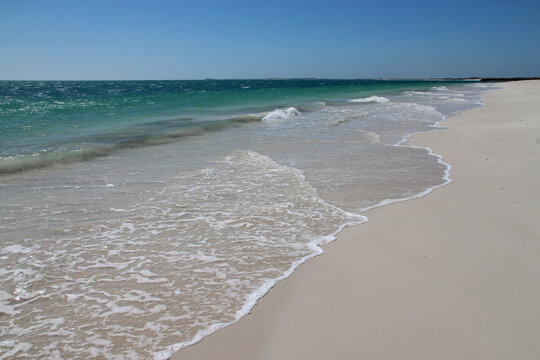 indian ocean at jurien bay in western australia