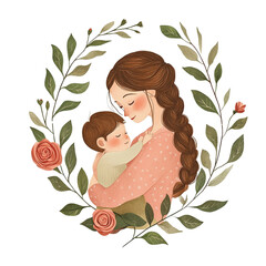 Mother's Day, mother's love for her child