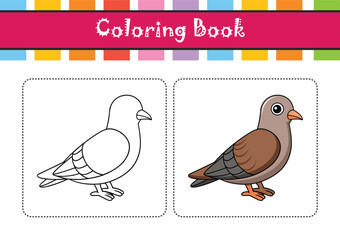  Common Ground Dove Bird Colorful Artwork