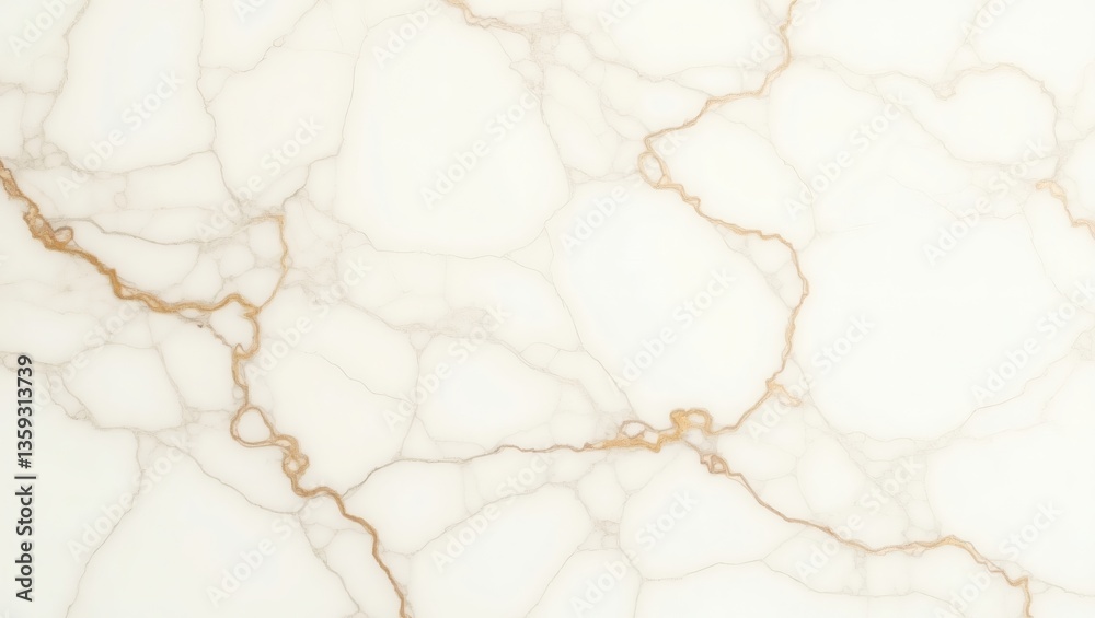 Fototapete Close-up of an abstract marble texture with veining in a luxurious design