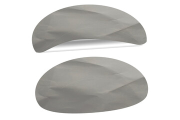 Blank Sticker Texture Design Set For Mockup Template