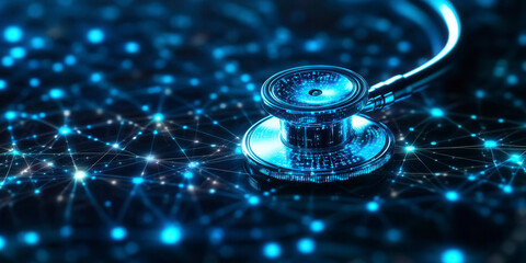 Innovative medical technology integration in healthcare digital network visual representation data-driven modern perspective