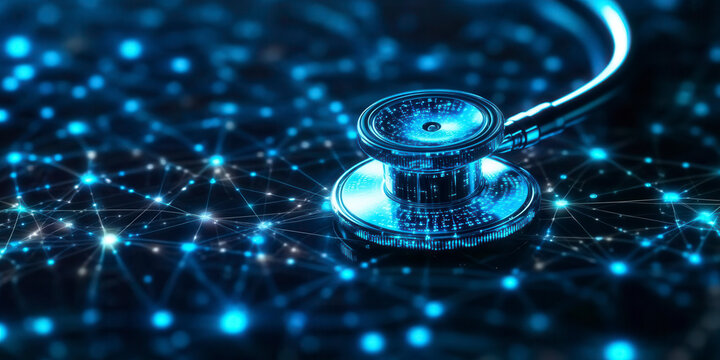 Innovative medical technology integration in healthcare digital network visual representation data-driven modern perspective