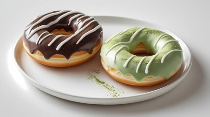 donuts with icing sugar