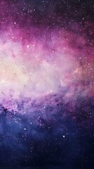 Obraz premium Celestial phenomenon in deep space cosmic nebula astronomical art vast universe wide angle intergalactic beauty