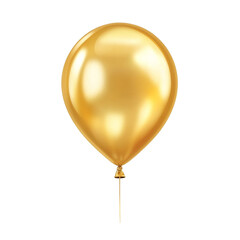 Golden Balloon Against Colorful Stripes Celebration Design
