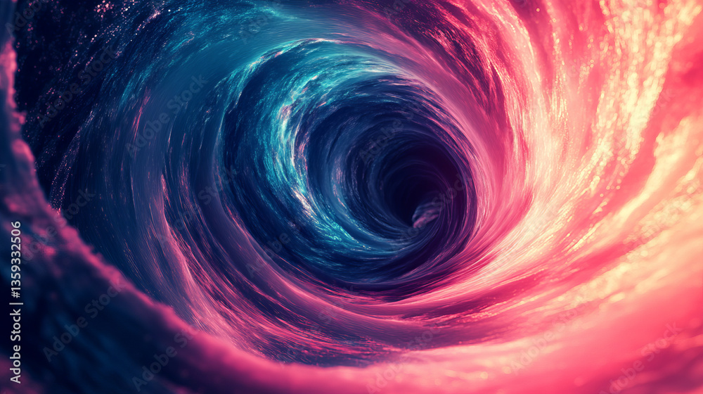 Poster neural network and cores of information. futuristic digital wave, futuristic data stream background.