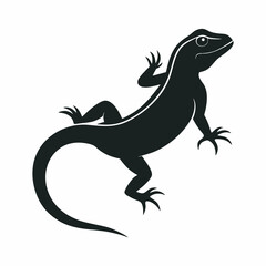 Obraz premium Lizard vector style illustration.