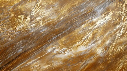 Obraz premium A gold and white background with a wave pattern