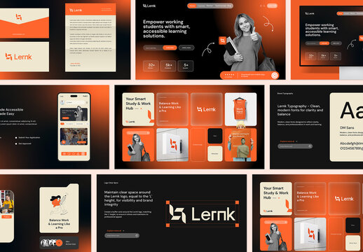 Ed-Tech Branding Guideline Layout