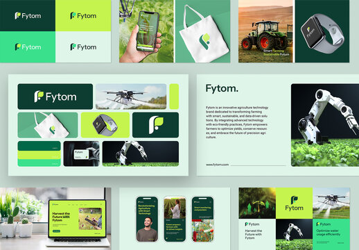 Agriculture Brand Identity Guideline Presentation
