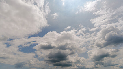 Dark sky with stormy clouds. Dramatic sky rain,Dark clouds before a thunder-storm.
