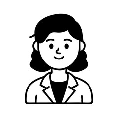 Biologist hand drawn illustration