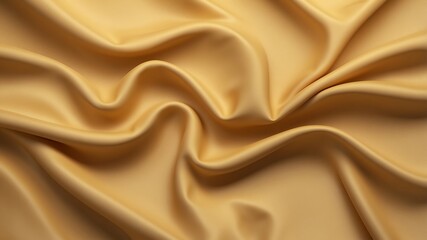 Obraz premium Close-up of lines in golden silk fabric 