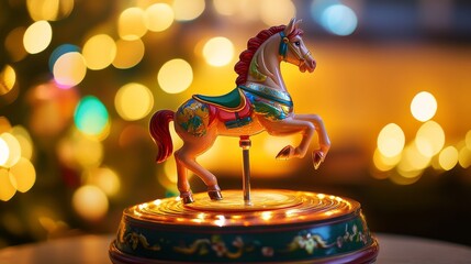 Charming Carousel Horse Ornament