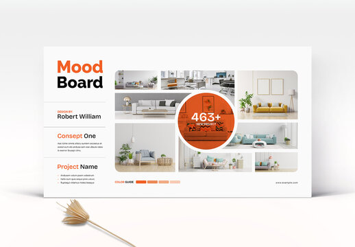 Interior Mood Board Template