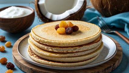pancakes with chocolate