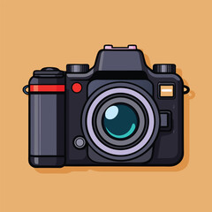 dslr camera vector