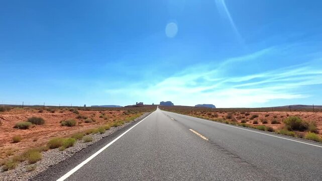 Utah Driving 0171 Monument Valley Forest Gump