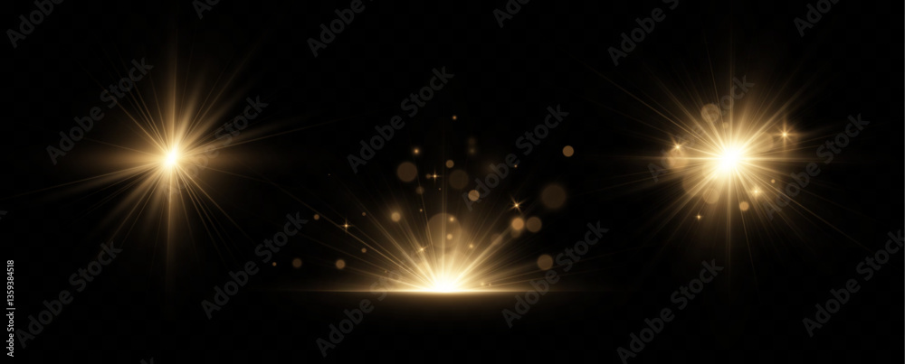 Canvas Prints vector spotlight. a bright beam of light. transparent realistic effect. stage lighting.vector