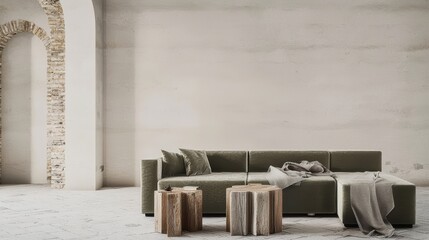 Modern living room interior design minimalist space furniture arrangement natural light contemporary style