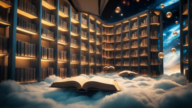 The Akashik chronicles or records, ethereal universe eternal library in Heaven