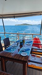 Stunning beaches, turquoise water and green islands in the Ionian Sea around Ithaka and Kefalonia,...