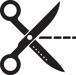 scissors icon vector