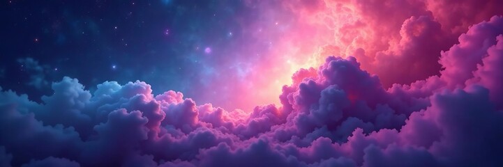 Nebula background with vibrant colors and swirling clouds, background, swirling